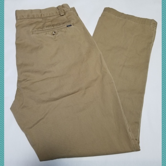 classic fit khaki pants